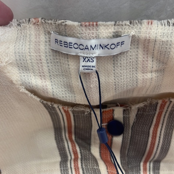 🛍️🌸🌈NWT Rebecca Minkoff, Charlie crop linen blend🌈🌸🛍️ coming soon - Picture 10 of 12